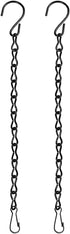 2pcs 9.5 Inch Black Hanging Chain for Bird Feeders, Planters, Lanterns, Lanterns, Suet Baskets, Wind Chimes, Chains Signs and Ornaments...