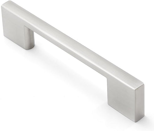 10 Pack Brushed Nickel Cabinet Pulls 5 inch Square Silver Handles Drawer Kitchen Cupboard Dresser Cabinet Hardware...