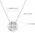Jude Jewelers Stainless Steel Chinese Double Happiness Necklace Good Luck Character Xi Pendant Necklace...