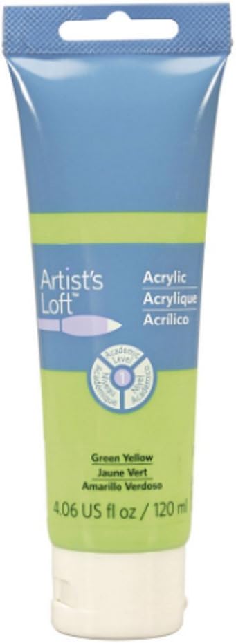 Artist's Loft Acrylic Paint, 4 oz (Green/Yellow)...