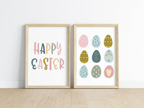 5PCS Easter Silk Screen Stencils Reusable Washable Self Adhesive Mesh Transfers Bunny Egg Happy Easter Screen Printing Transfers Stencils for Past...