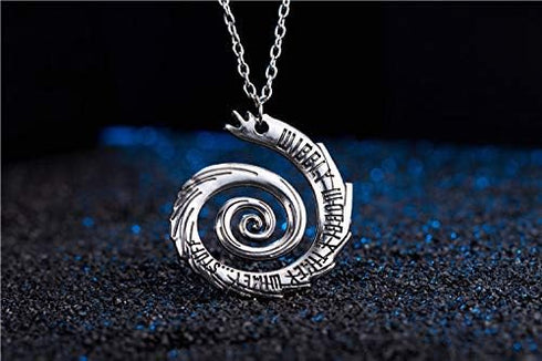 Luomi Doctor Who 4 Pack Different Necklace Wibbly Wobbly Timey Wimey 11th Doctor Sonic Screwdriver Pewter Finish Inspired 3D Police Box...