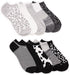 MUK LUKS Women's 10 Pack Low Cut Socks, Black/White, OS...