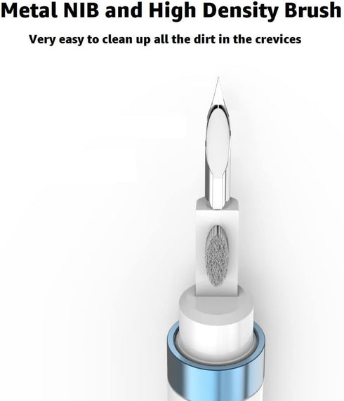 ECP4in1 for Airpod Cleaner Kit Equipped with a Flocked Sponge a Metal Pen Tip 2 High-Density Brush Easy Clean Hard-to-Touch Place Earbud Cleaning ...