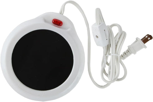 Home-X Mug Warmer, Desktop Heated Coffee & Tea - Candle & Wax Warmer (White)...