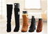 2 Pairs (14inch/36cm H) Plastic Thicken Long Boot Shaper Knee High Shoe Support Automatic Stand Hanger Shoes Trees Keeper Boot Short Inserts Holde...