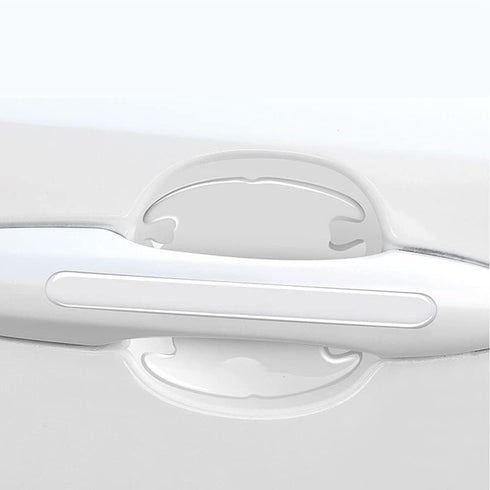 10 pcs Car Door Handle Protector and Mirror Rain Visor Guard, BOSOIRSOU Silicone Auto Transparent Paint Scratch Protective Film Cover Side Sticker...