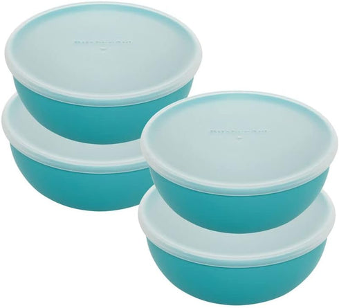 KitchenAid Plastic Pinch Bowls with Lids, Set Of 4...