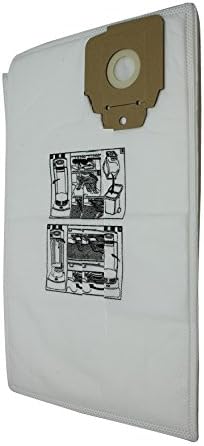 10 Karcher / Tornado Clean Breeze, CV30, CV38 Premium HEPA Media Synthetic Cloth Upright Vacuum Bags, 10 pk. Also Fits NSS Pacer 112 - 115UE Uprig...