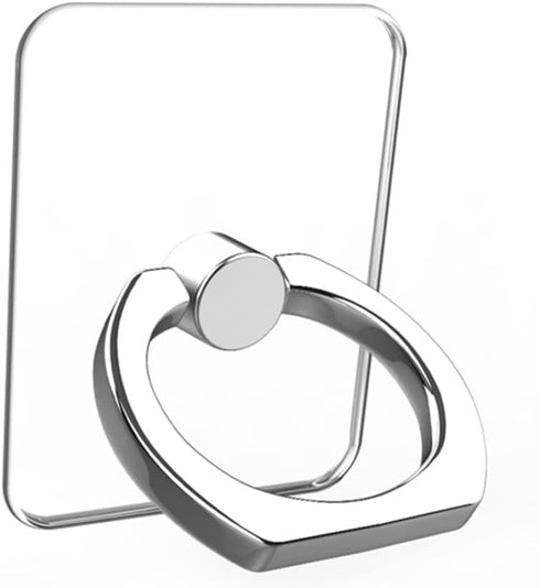 Cell Phone Ring Stand Holder,4 PCS Transparent Finger Ring Holder,360° Degree Rotation Kickstand Phone Ring Grips Compatible with Most Smartphones...
