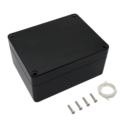 LeMotech Project Box ABS Plastic IP65 Waterproof Dustproof Electrical Junction Box Outdoor Enclosure for Electronics Black 4.5 x 3.5 x 2.1 inch(11...