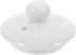Luxshiny Ceramic Teapot Lid Replacement, White Tea Kettle Cover with Hole Porcelain Mug Cover Tea Pot Lid Accessories for Small Tea Pots Kungfu Te...