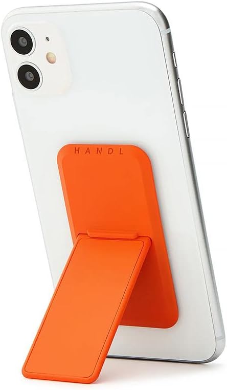 HANDL New York HANDLstick Blaze Orange Grip and Stand for Smartphone...
