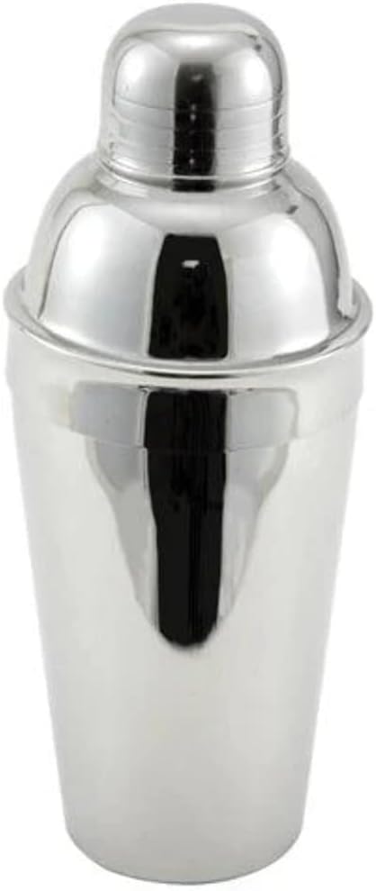 Winco Stainless Steel 3-Piece Cocktail Shaker Set, 16-Ounce...