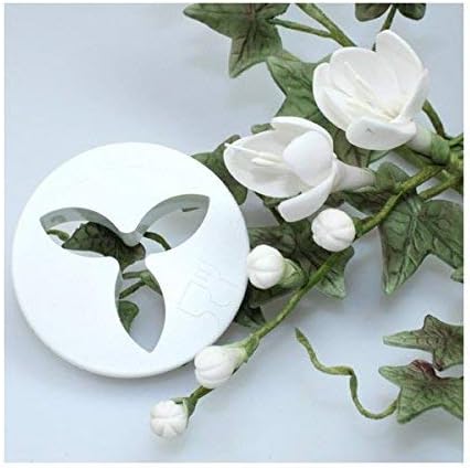 PME Freesia Cutter For Cake Decorating & Sugar Flowers, Standard, White...