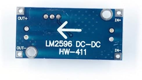 6 Pack LM2596 DC-DC Buck Converter, QEBIDUM LM2596S Adjustable DC to DC Step Down Module DIP SMD Reduced Voltage Stabilizer Input 3.0-40V Output 1...