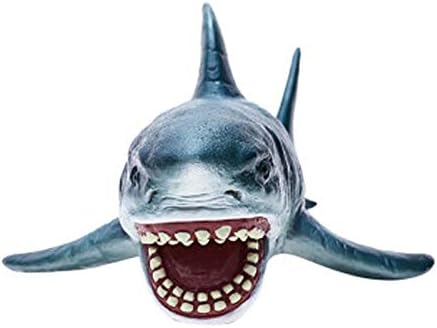 Gemini&Genius Great White Shark Hammerhead Shark Toy Set - Sea Animal Action Figure Ocean Model Toy Set -10 Inches Length -Educational, Role Play,...