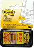 Post-it Printed Message Flags, "Sign Here", 1 Inch Yellow, One Dispenser of 50 Flags...