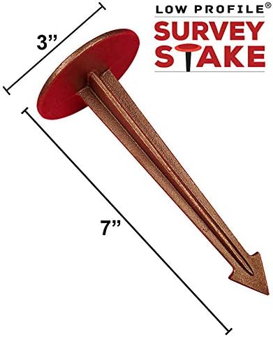 Survey Stakes, Flush Property Markers, Boundary Markers, Solid Brass (1)...