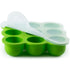 Samuelworld Baby Food Storage Container, 12 Portions x 2.5oz - BPA Free Silicone Freezer Tray with Clip-On Lid for Milk Storage, Homemade Baby Foo...