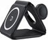 Magnetic 3 in 1 Wireless Foldable Charging Pad Portable Charger for iPhone 15 14 13 12 Pro/Max/iWatch/Apods (Black), Jigsell03...