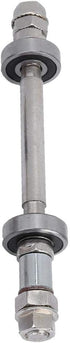 Bicycle Rear Hub Axle, Bike Axle Front 5.51inch Rear 7.09inch 6000 Bearing Metal High Load Bearing Capacity, Bike Repair Tool Accessories for Moun...