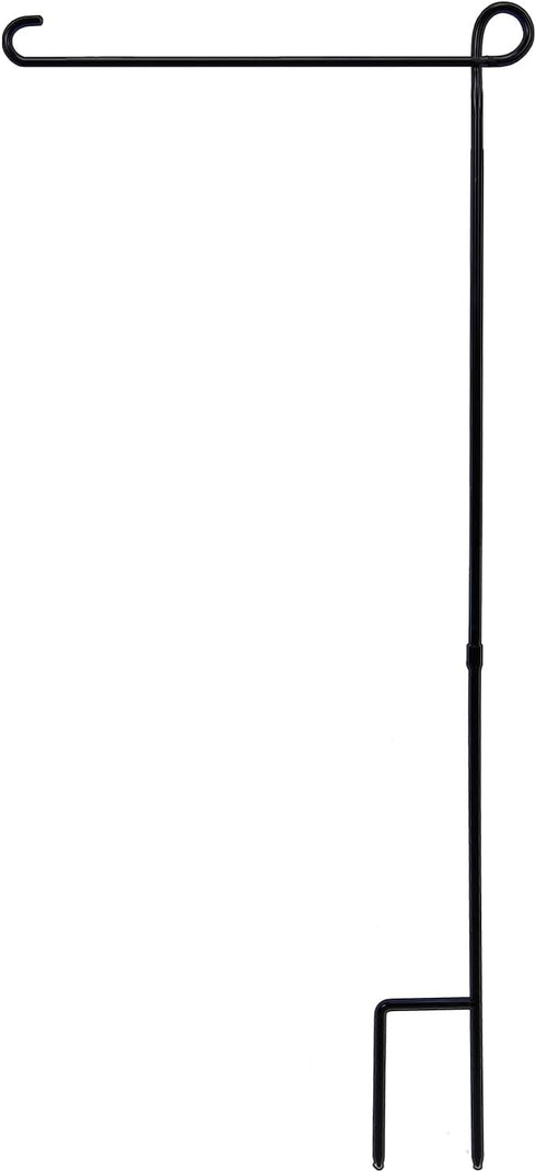 hogardeck Garden Flag Holder Stand, Thickened Pole Sturdy and Straight Premium Yard Flag Holder Weather-Proof Metal Flagpole for American Flag, Ch...
