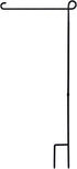 hogardeck Garden Flag Holder Stand, Thickened Pole Sturdy and Straight Premium Yard Flag Holder Weather-Proof Metal Flagpole for American Flag, Ch...