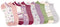 MUK LUKS Women's 10 Pack Low Cut Socks, Floral, OS...