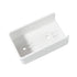 2PCS 2" x 3.5" Vinyl Fence Brackets, Rail Mount Bracket, Vinyl Fence Parts, Screws Included, White...