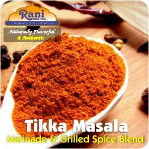 Rani Tikka Masala Indian 7-Spice Blend 16oz (1lb) 454g PET Jar ~ All Natural | Salt-Free | Vegan | No Colors | Gluten Friendly | NON-GMO | Indian ...