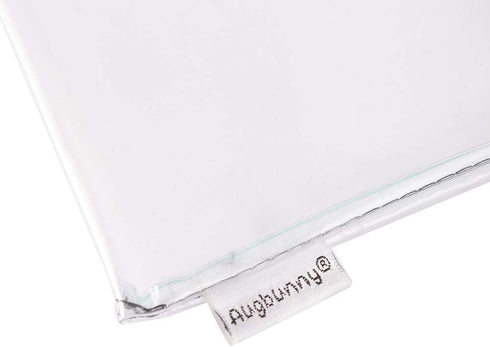Clear Vinyl Zipper Multi-purpose Waterproof Office Home Supply Organizers toiletry Pouch Tool Bag 4-pack...