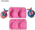 Baby Shower Silicone Candle Mold,3D Baby Foot Silicone Soap Mold Fondant Cake Decorating Candy Chocolate Mould (Boy&Girl)...