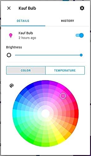 KAUF A21 RGBWW Smart Bulb with ESPHome, Compatible with Tasmota, Made for Home Assistant......