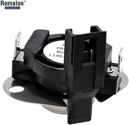 Romalon WP8557403 Thermostat Replacement 8557403 Dryer High Limit Thermostat Compatible with Whirlpool Dryer Part WED9200SQ1