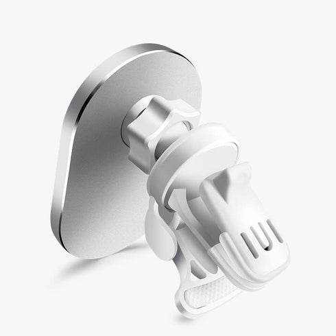 Aporia - Compatible for MagSafe Car Charger Apple iPhone +12 Pro Max Plus Mini | Phone Mount Charger for Magnetic Wireless Fast Qi Charging (White...