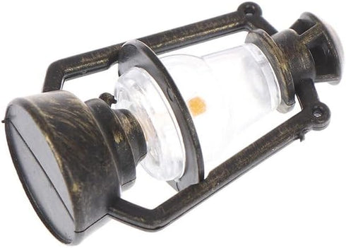 Miniature Lamps for Dollhouse,Doll House Miniature Retro Oil Lantern Dollhouse Accessories Scene Ornaments Dollhouse Miniature Scene Model Hurrica...