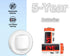 HEIMAN WiFi Smart Motion Sensor, Wireless Home Security PIR Motion Detector, Real-Time App Notifications and Large Area Detection, Contact Sensor ...