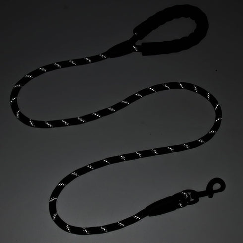 5ft Dog Leash with Padded Foam Handle Reflective Rope Leashes Heavy Duty No Pull Strong Nylon Leash for Small and Medium Dogs Walking Training 1/2...