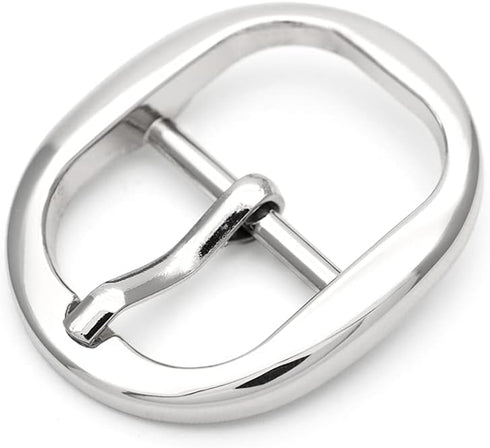 CRAFTMEMORE 4pcs 1 Inch Single Prong Belt Buckle Square Center Bar Buckles Leather Craft Accessories L4153...