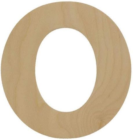 Woodpeckers Wooden Number 0 Cutouts 8" - Baltic Birch - Jumbo Clock, Office Sign, Wall Decor - Pack of 1...