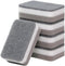 5 Pcs Heavy Duty Scrub Sponges,Dual-Sided Dishwashing Sponge for Kitchen,Multi-Use Deep Cleaning Scrub Sponge (Grey White)...