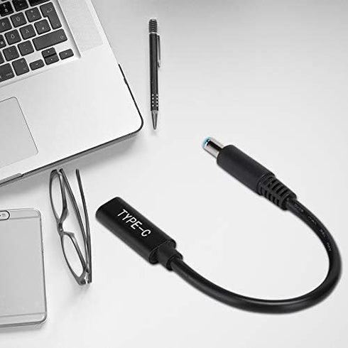 ASHATA Power Adapter Cable,65W PD Type C 4.5mm x 0.6mm Interface Charging Cable Notebooks Power Connector for Notebooks Laptop...