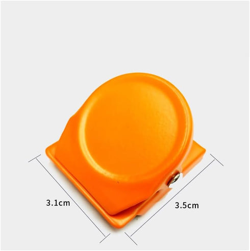 Magnetic clicps-Magnetic Hooks Strong Refrigerator Magnets Whiteboard Wall Fridge Magnetic Memo Note Clips-Multiclolor (8 pcs)...