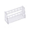 Acrylic Test Tube Holder Rack 6 Sockets for 10ml Centrifuge Tubes Clear (10ml,6 Sockets)...