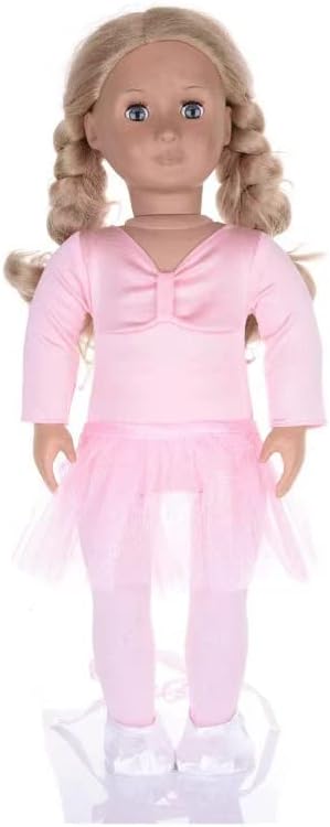 18" Doll Clothes Ballet Ballerina Outfits 5pcs Dance Dress for American OG Girl 18 Inch Doll Accessories Sets Doll Clothes Gifts...