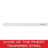 Starrett Tempered Steel Thickness Gage or Feeler Stock with Rounded Ends - Ideal for Carpenters and Home Improvement - .03mm Thickness, 30cm Lengt...