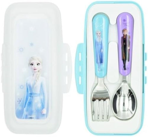 Frozen Elsa Fork and Spoon Flatware Set with Case...