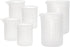 Gartful 250ml & 100ml Silicone Measuring Cups, Silicone Mixing Cups for Epoxy, Resin Arts, Glue, Jewelry Casting Molds, Acrylic Paint Pouring, Cup...
