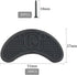 30PCS Heel Plates Black Heel Taps Rubber Tips Sole Repair Pad Replacement with Nails(2.04" x 0.78" x 0.15")...